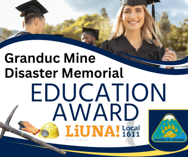 DOS & LiUNA Local 1611 Granduc Mine Disaster Memorial Educational Award