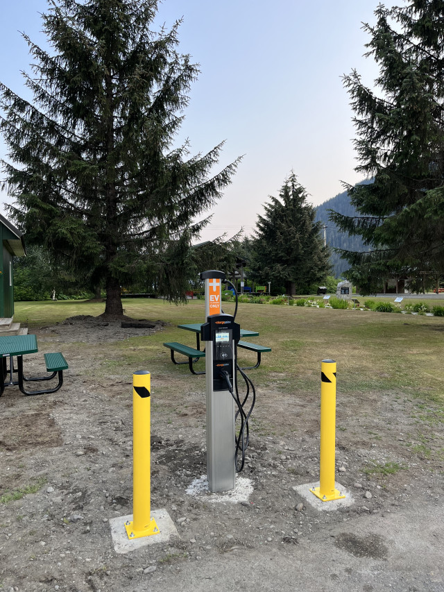 Stewart's First Electric Vehicle Charger!